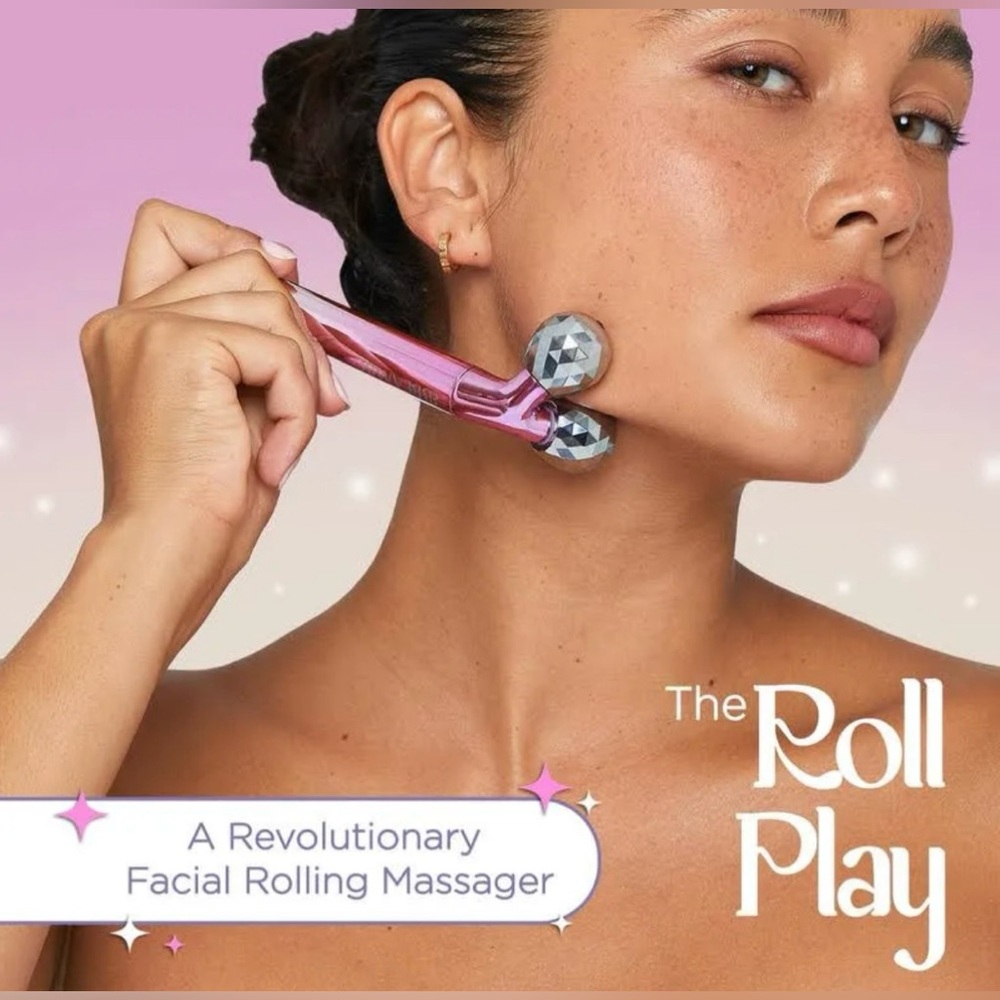 Beambo | The Roll Play - Vibrating Facial Rolling Massager| NIB